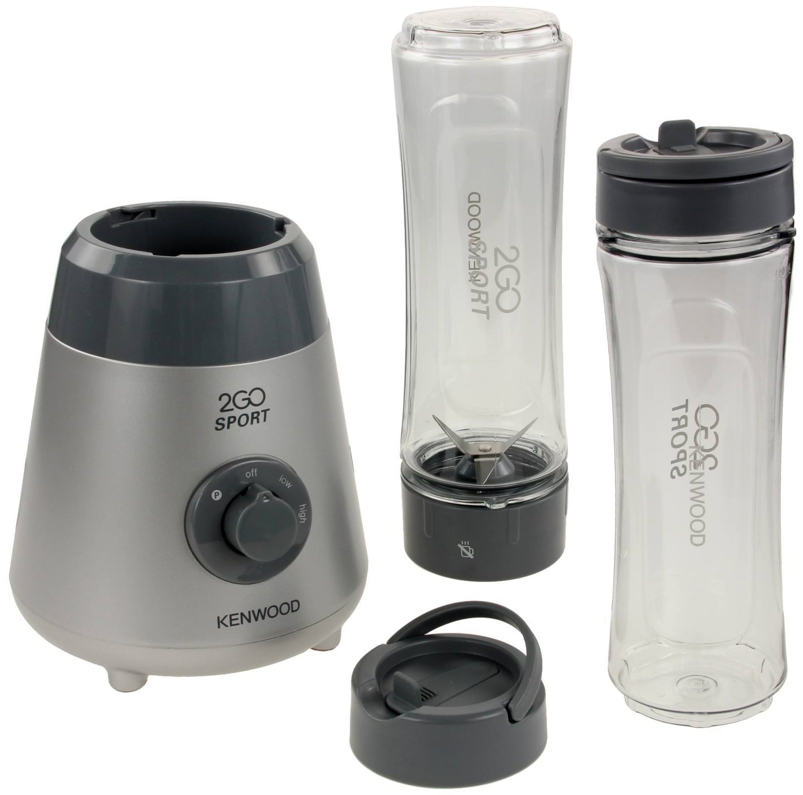 Kenwood SMP060SI Smoothie2Go Sport Bottle Blender Smoothie Maker